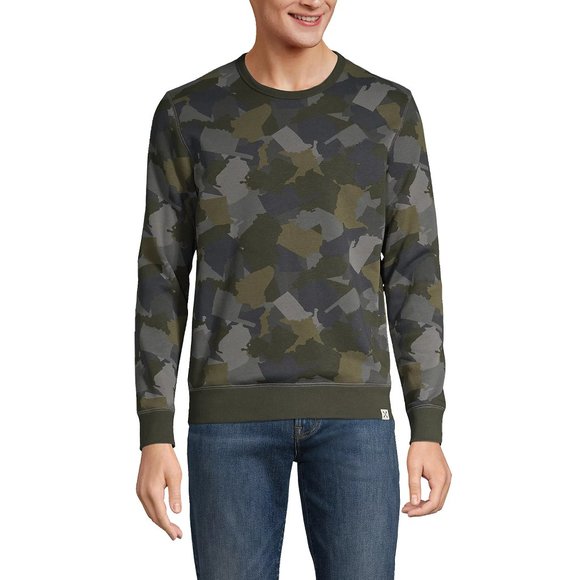 NWT Blake Shelton X Lands End Men Serious Sweatshirt Camo Size 2XL $80 FLH63 - Picture 3 of 5